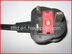 UK molded mains plug 3A, 5A, 10A, 13A