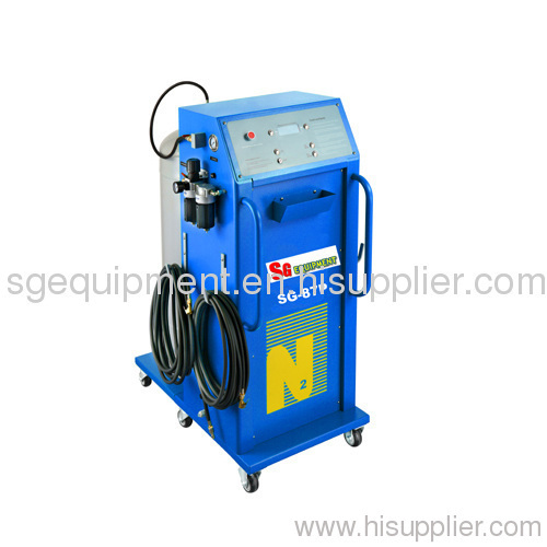 Nitrogen inflator for truck tyre