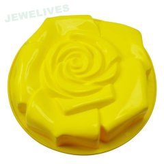 Food Grade Silicone cake baking in rose shape