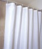 Plain White Shower Curtain