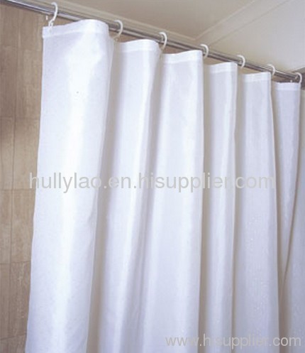 Plain White Shower Curtain