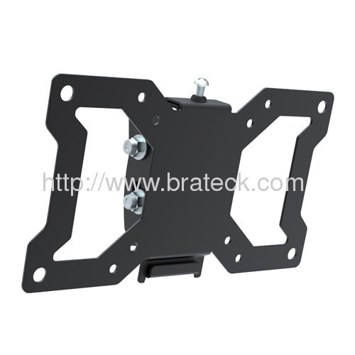 Slim steel wall mount TV bracket