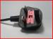 UK molded dummy earth power cord