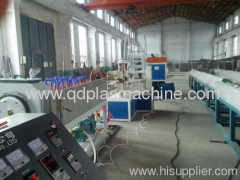 PE plastic spiral pipe production line