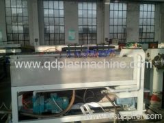 PE plastic spiral pipe production line