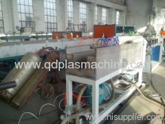 PE carbon spiral reinforcing pipe extrusion line