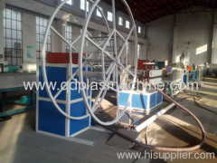 High speed PE spiral pipe making machine plastic machine