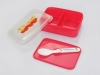 children lunch box with spoon