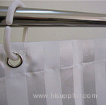 Satin Stripe Shower Curtain