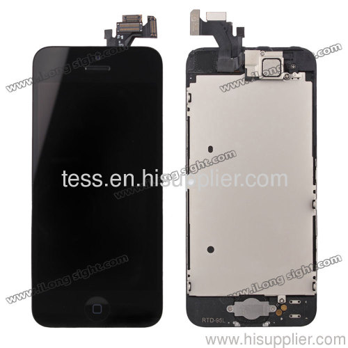 Black LCD Display And Touch Screen Digitizer Assembly For iPhone 5