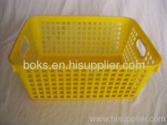 supermarket plastic shopping basket