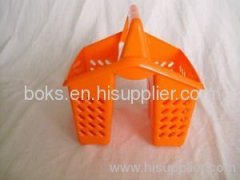 mini household plastic basket with handle