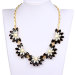 Chunky Flower Collar Bib Necklace