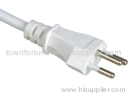 Swiss 2 pins power cord