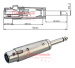 3P XLR Female to 6.3mm Jack Connector CB 005