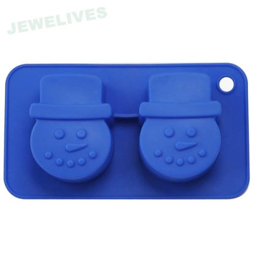 Colorful snowman Silicone Baking pans