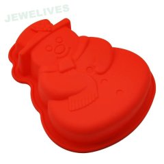 FDA Snowman Silicone baking pans