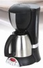 stainless steel and timer drip coffee maker