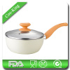 Aluminum ceramic fry pan with glass lid