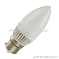 b22 c30 led candle light bulb 4w