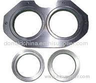 Spectacle wear plate and cutting ring