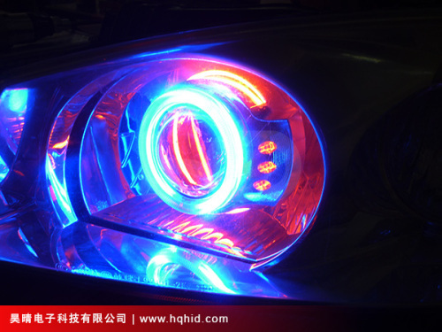 3.0 inch HID Bi-xenon projector lens light with double Angel eyes