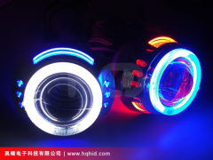 3.0 inch HID Bi-xenon projector lens light with double Angel eyes