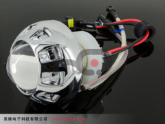 2.0 inch motorcycle Bi-xenon projector lens light with Angel eyes