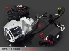 2.0 inch motorcycle Bi-xenon projector lens light with Angel eyes