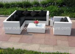 Outdoor wicker sofa sets