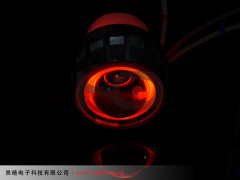 2.5 inch motorcycle Bi-xenon projector lens light with Angel eyes