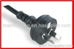 10A SAA 2 pins non-rewirable plug with cords