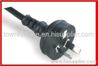 10A SAA 2 pins non-rewirable plug with cords