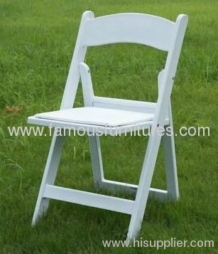 PP foldable tiffany white chairs
