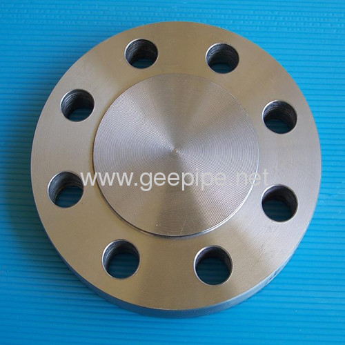 ASME B 16.5 stainless steel forged welding blind flange
