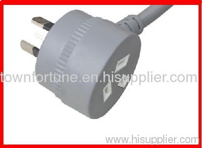 SAA piggyback plug with cords