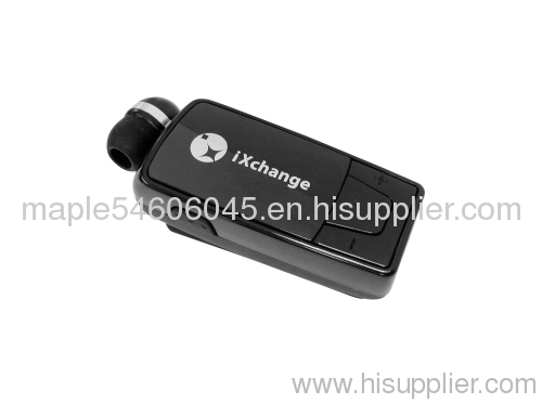IXchange UA-06XB retractable Bluetooth earphone with Buzzer