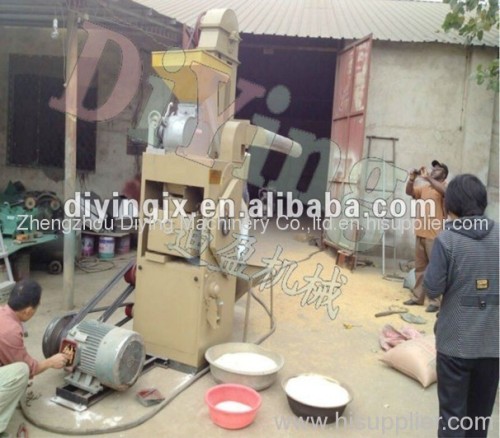 Small double blower rice milling machine
