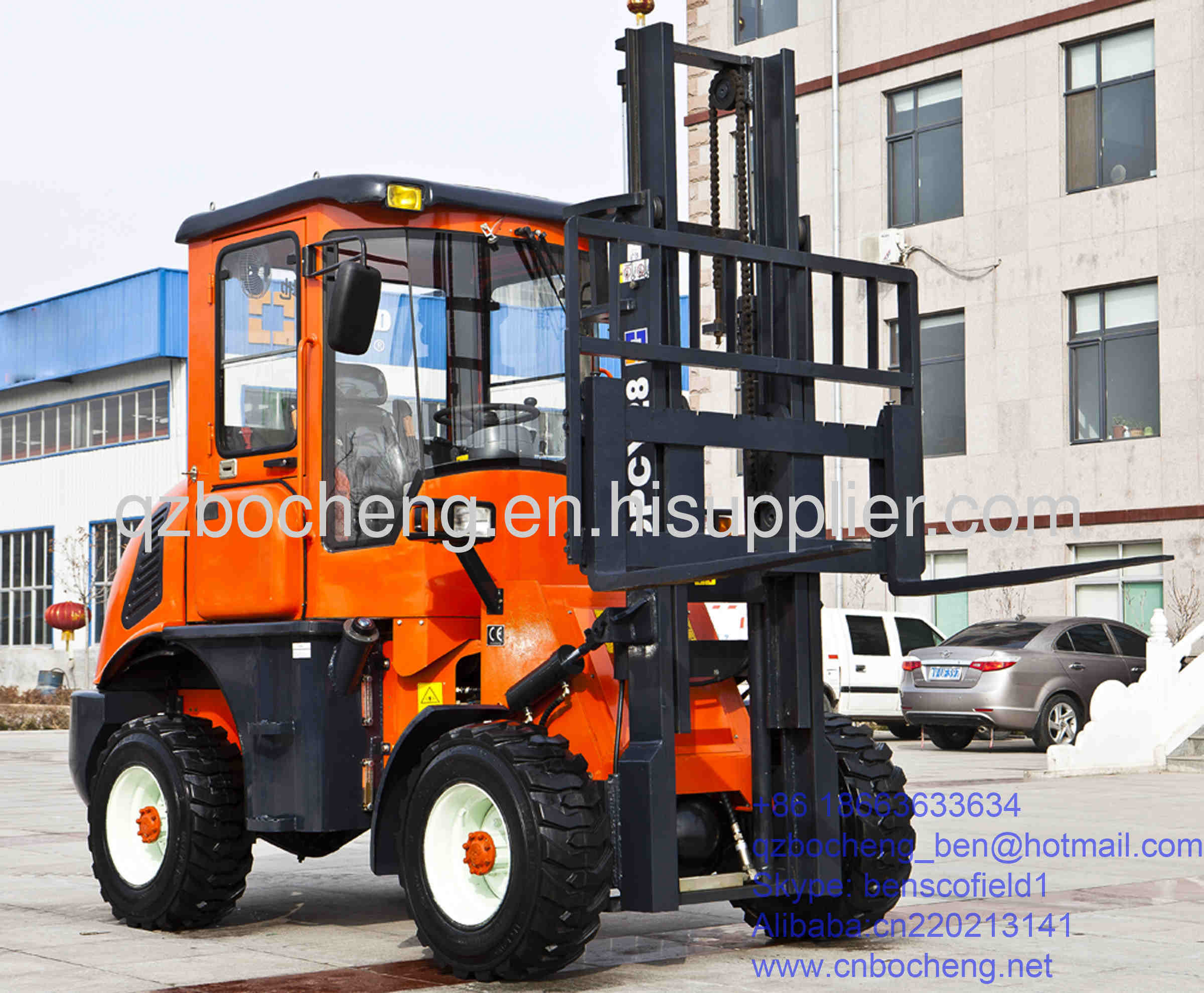 CPCY28 Rough Terrian Forklift Truck was exported to Australia