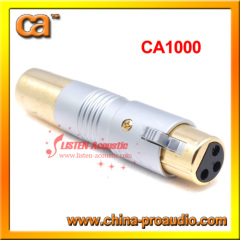 High quality metal female XLR connectors