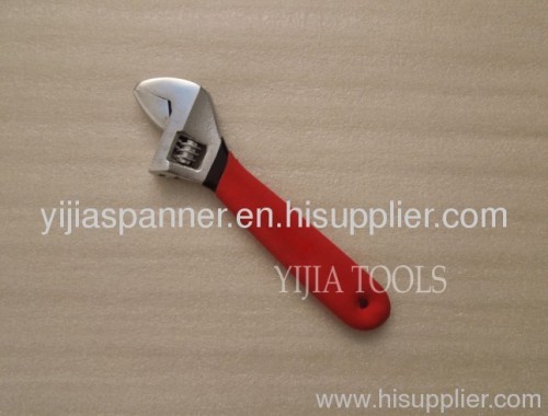 adjustable wrench with plastic handle