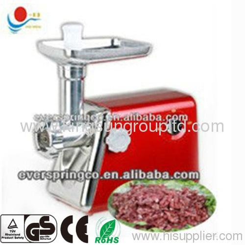Hot sell Electric Household Meat Grinder spray red color body