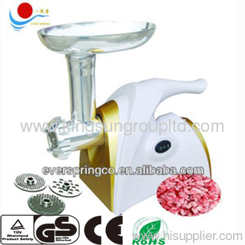 Plastic meat grinder home meat grinder GS ROHS CE