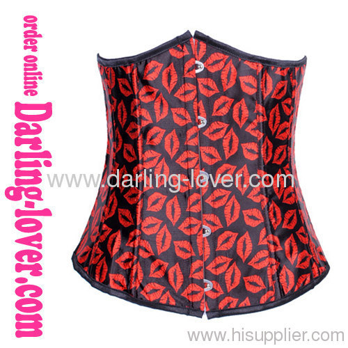Wholesale Sexy Red-billed Underbust Corset