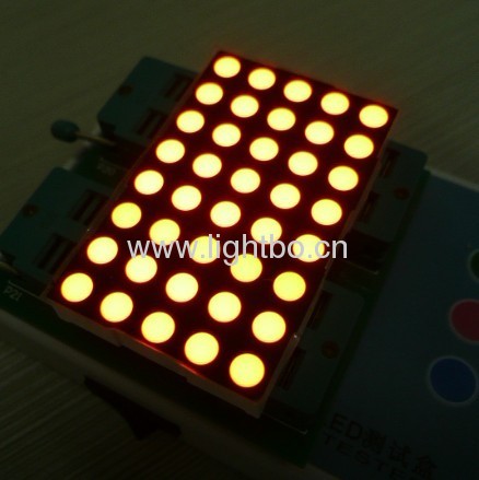 Bi-color 5 milímetros 5 x 8 Dot Matrix Display LED fo sinais móveis, quadros de mensagens de trânsito, SYSTMS gestão quene