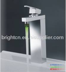 LED single hole basin faucet