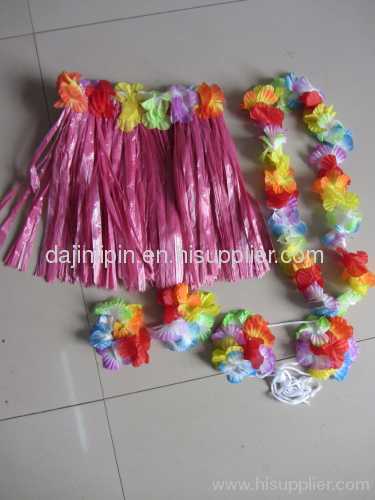 hula skirt, paper skirt, silk skirt, hawaii hula skirt, party skirt