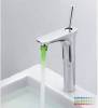 LED single hole basin faucet