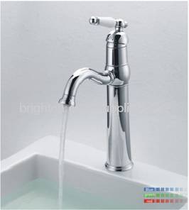 LED single hole basin faucet