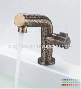 LED BRONZE BASIN FAUCET